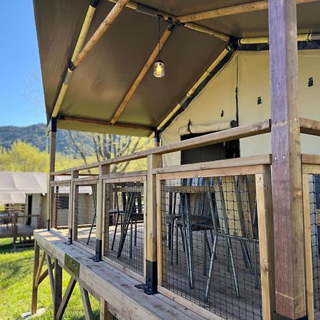 Campasun Camping De L'Aigle Aiguines Bagian luar foto