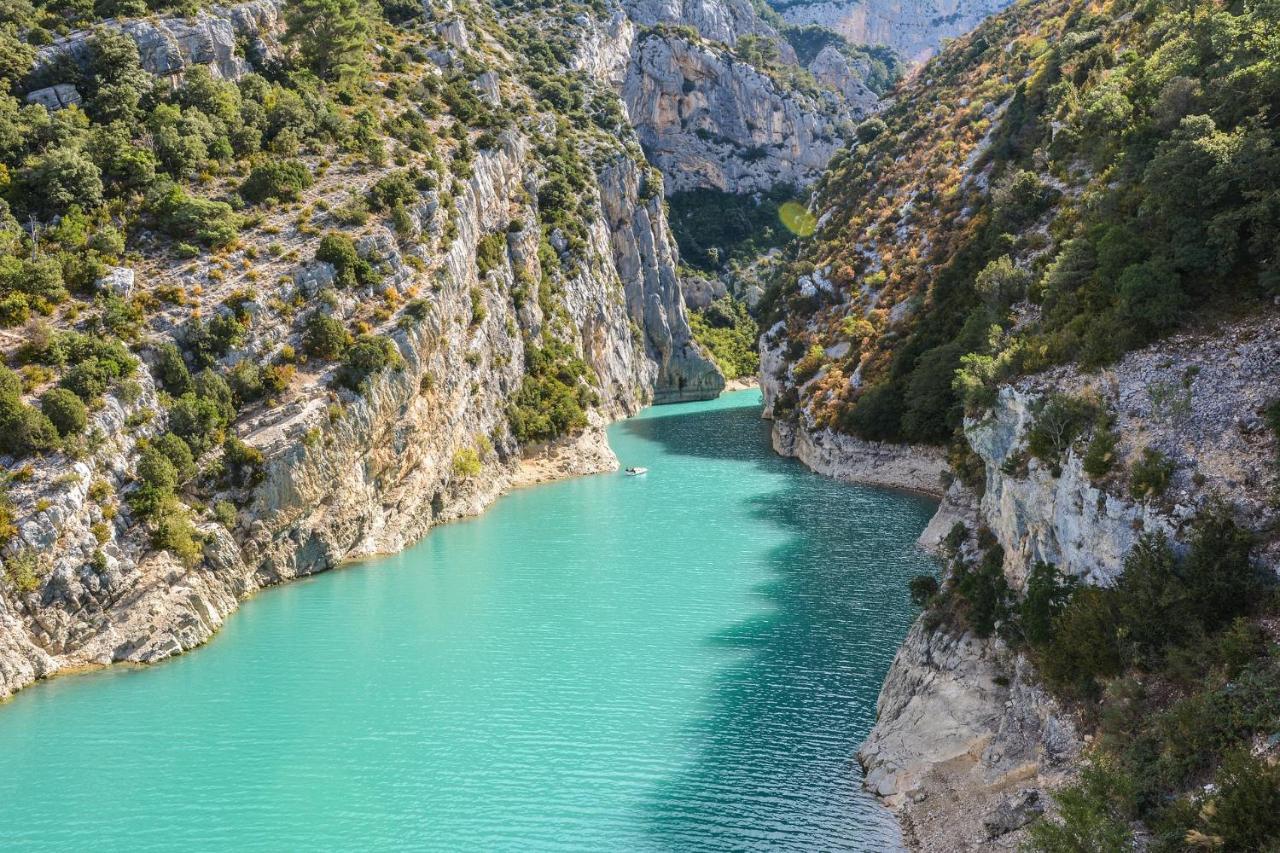 Campasun Camping De L'Aigle Aiguines Bagian luar foto