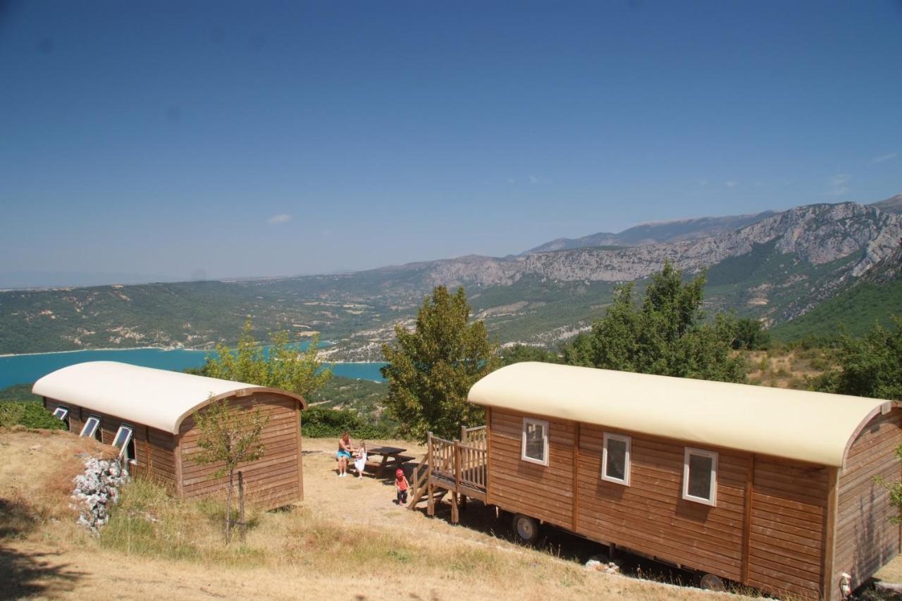 Campasun Camping De L'Aigle Aiguines Bagian luar foto