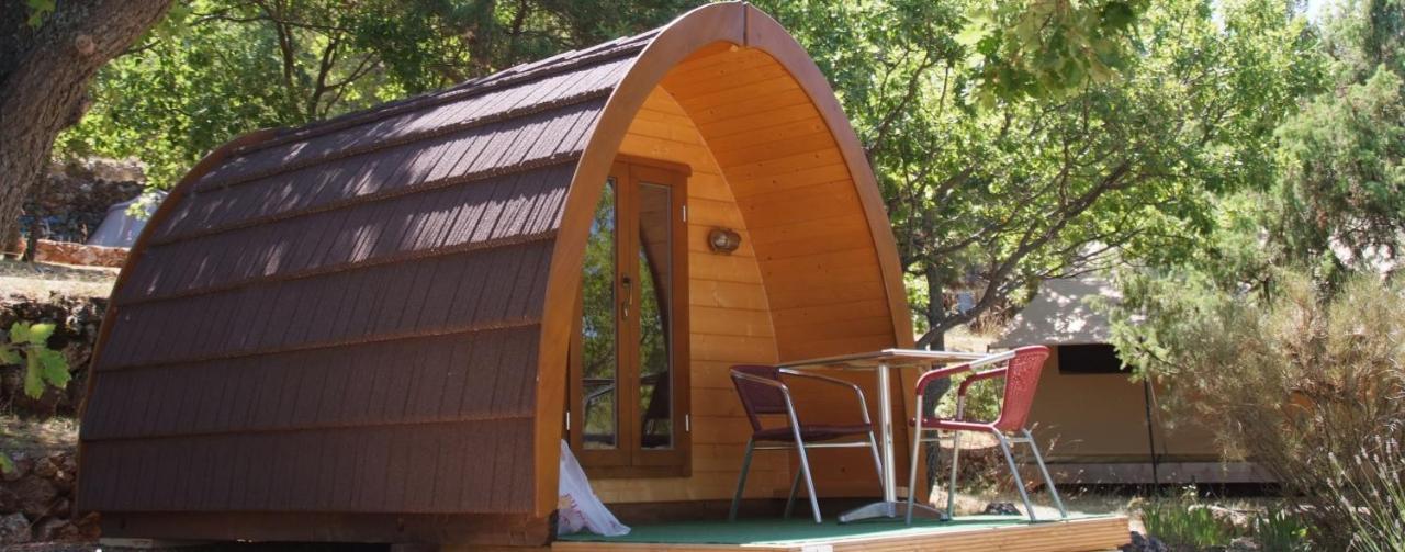 Campasun Camping De L'Aigle Aiguines Bagian luar foto