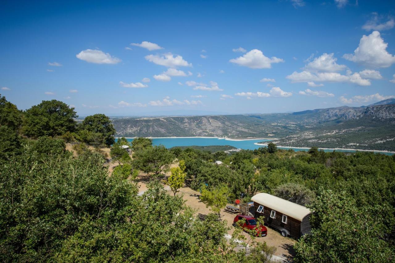 Campasun Camping De L'Aigle Aiguines Bagian luar foto