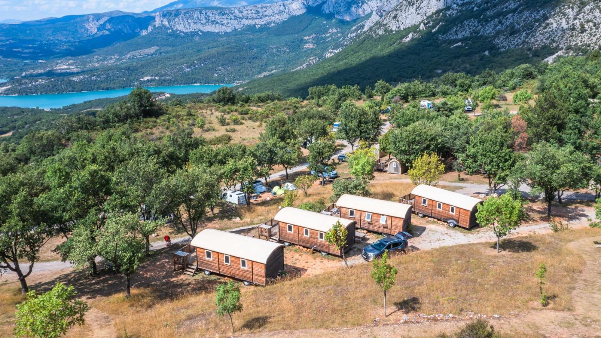 Campasun Camping De L'Aigle Aiguines Bagian luar foto